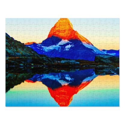 Jigsaw Puzzle (30, 110, 252, 500,1000-Piece) Mountain and lake - Image 2