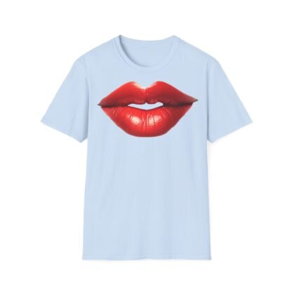 Unisex Softstyle T-Shirt Red Lips - Image 21