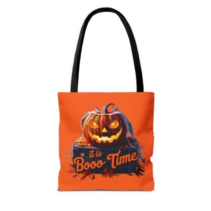 Halloween Tote Bag (AOP) boo time tote bag - Image 2