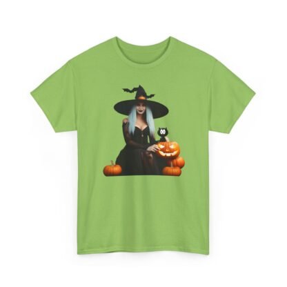 Halloween witch T shirt Unisex Heavy Cotton Tee - Image 27