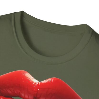 Unisex Softstyle T-Shirt Red Lips - Image 19