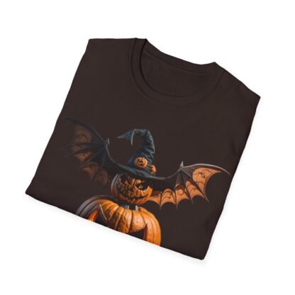 Halloween Unisex Softstyle T-Shirt Pumpkin and pumpkin bat - Image 20