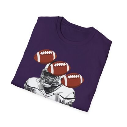 Football Unisex Softstyle T-Shirt - Image 36