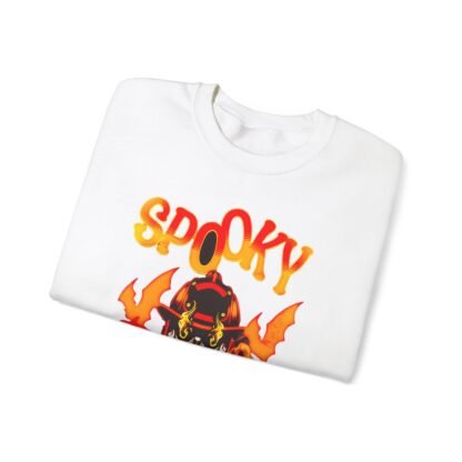 Halloween Sweatshirt Spooky  is coming Unisex Heavy Blend™ Crewneck Sweatshirt - Image 3