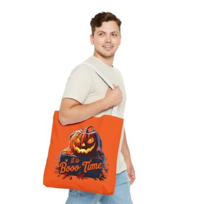 Halloween Tote Bag (AOP) boo time tote bag - Image 35