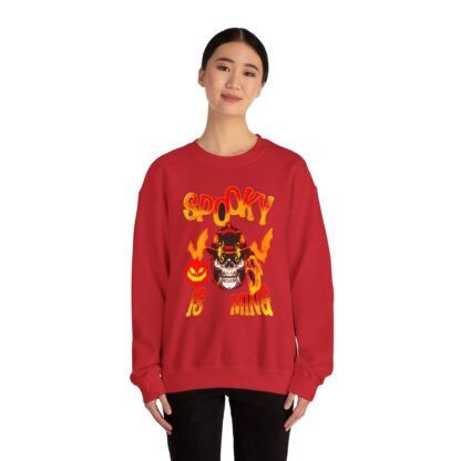 Halloween Sweatshirt Spooky  is coming Unisex Heavy Blend™ Crewneck Sweatshirt - Image 52