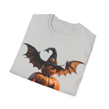 Halloween Unisex Softstyle T-Shirt Pumpkin and pumpkin bat - Image 12