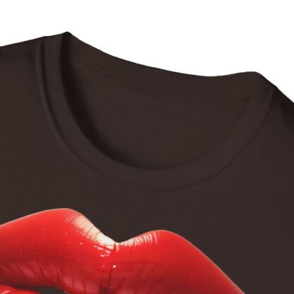 Unisex Softstyle T-Shirt Red Lips - Image 15