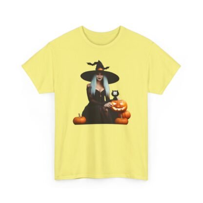 Halloween witch T shirt Unisex Heavy Cotton Tee - Image 19