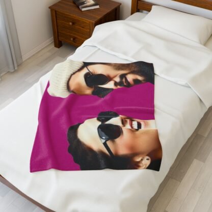 Velveteen Plush Blanket beautiful couple