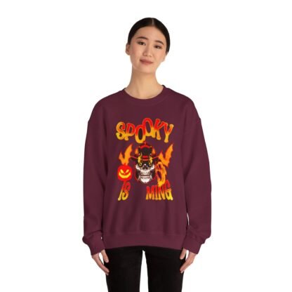 Halloween Sweatshirt Spooky  is coming Unisex Heavy Blend™ Crewneck Sweatshirt - Image 28