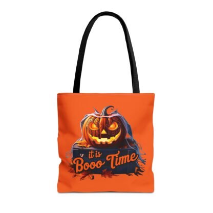 Halloween Tote Bag (AOP) boo time tote bag - Image 5