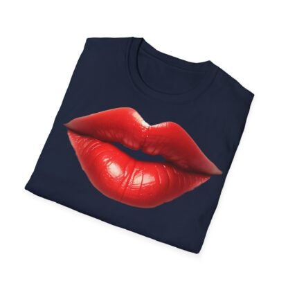 Unisex Softstyle T-Shirt Red Lips - Image 36