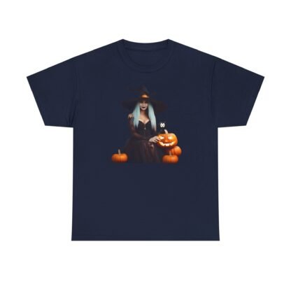 Halloween witch T shirt Unisex Heavy Cotton Tee - Image 49