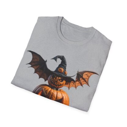 Halloween Unisex Softstyle T-Shirt Pumpkin and pumpkin bat - Image 16