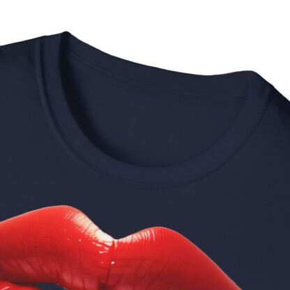 Unisex Softstyle T-Shirt Red Lips - Image 35