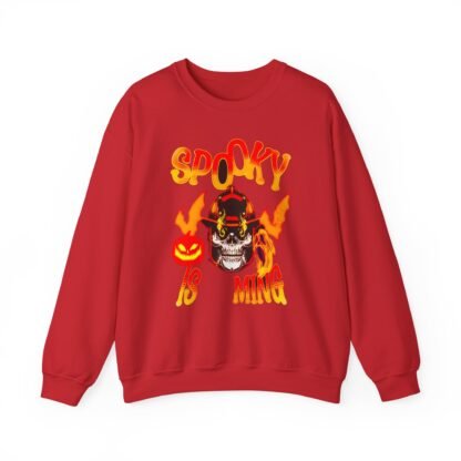 Halloween Sweatshirt Spooky  is coming Unisex Heavy Blend™ Crewneck Sweatshirt - Image 49