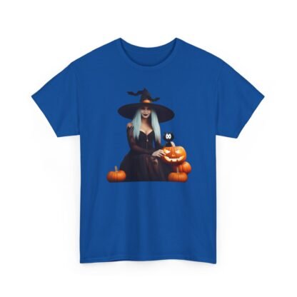 Halloween witch T shirt Unisex Heavy Cotton Tee - Image 47