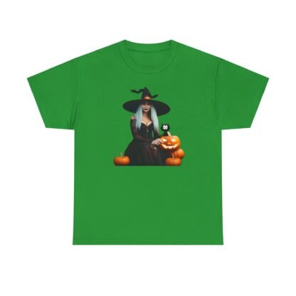 Halloween witch T shirt Unisex Heavy Cotton Tee - Image 33