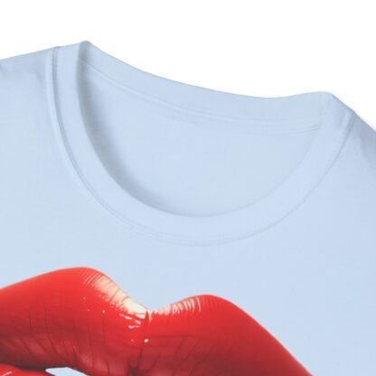 Unisex Softstyle T-Shirt Red Lips - Image 23