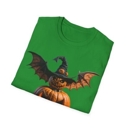 Halloween Unisex Softstyle T-Shirt Pumpkin and pumpkin bat - Image 32