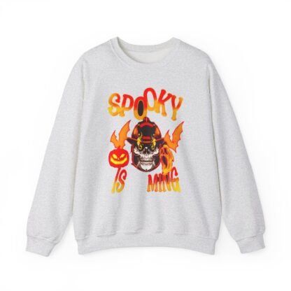 Halloween Sweatshirt Spooky  is coming Unisex Heavy Blend™ Crewneck Sweatshirt - Image 5