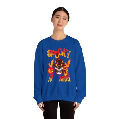 Halloween Sweatshirt Spooky  is coming Unisex Heavy Blend™ Crewneck Sweatshirt - Image 40