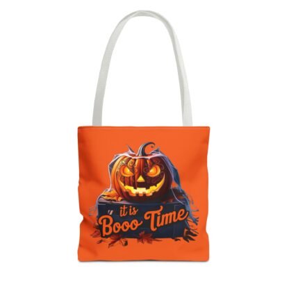 Halloween Tote Bag (AOP) boo time tote bag - Image 25