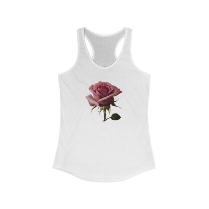 Pink Rose Women's Ideal Racerback Tank