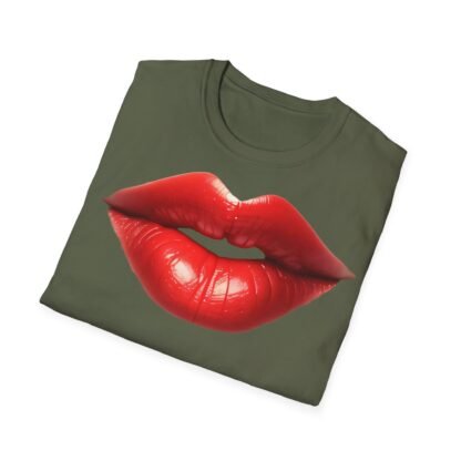 Unisex Softstyle T-Shirt Red Lips - Image 20