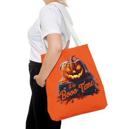 Halloween Tote Bag (AOP) boo time tote bag - Image 36