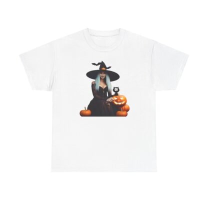 Halloween witch T shirt Unisex Heavy Cotton Tee