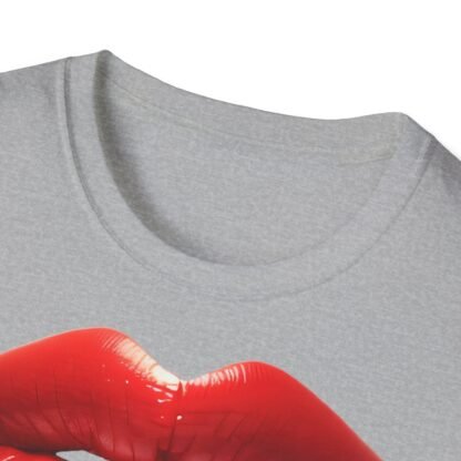 Unisex Softstyle T-Shirt Red Lips - Image 11