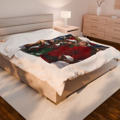 Blanket Velveteen Plush Blanket Xmas woman and man - Image 8