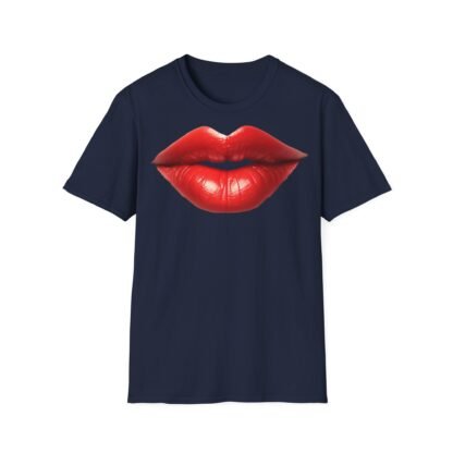 Unisex Softstyle T-Shirt Red Lips - Image 33