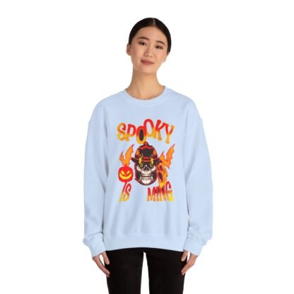 Halloween Sweatshirt Spooky  is coming Unisex Heavy Blend™ Crewneck Sweatshirt - Image 36