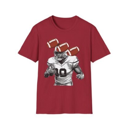 Football Unisex Softstyle T-Shirt - Image 49