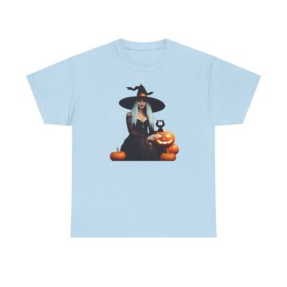 Halloween witch T shirt Unisex Heavy Cotton Tee - Image 41