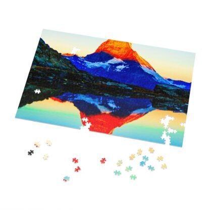 Jigsaw Puzzle (30, 110, 252, 500,1000-Piece) Mountain and lake - Image 5