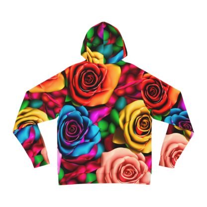 Fashion Hoodie (AOP) unisex rose hoodie for all - Image 3