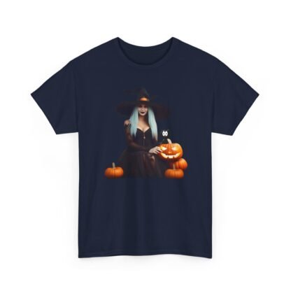 Halloween witch T shirt Unisex Heavy Cotton Tee - Image 51