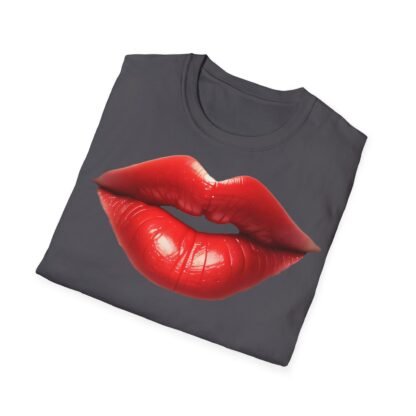 Unisex Softstyle T-Shirt Red Lips - Image 28