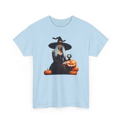 Halloween witch T shirt Unisex Heavy Cotton Tee - Image 43