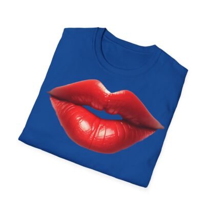 Unisex Softstyle T-Shirt Red Lips - Image 32