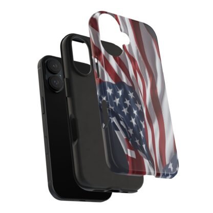 Patriotic Tough Phone Case - American Flag Design for latest models IPhone and Samsung Galaxy ( S21 - S24 ) - Image 45