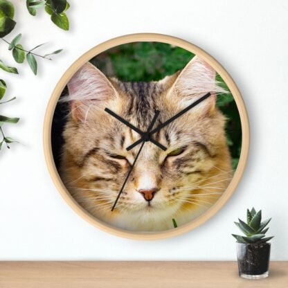 Charming Cat Wall Clock - Perfect for Cat Lovers and Home Decor - Image 3