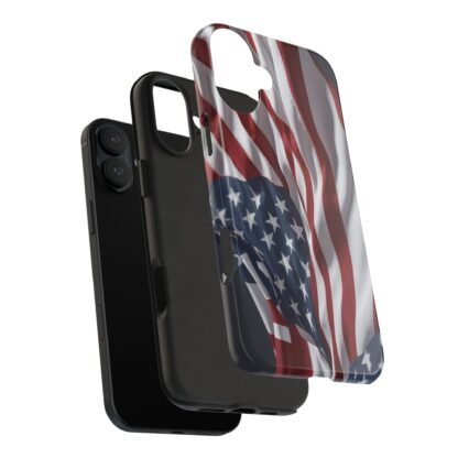 Patriotic Tough Phone Case - American Flag Design - Image 48