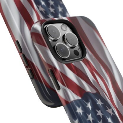 Patriotic Tough Phone Case - American Flag Design - Image 41