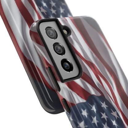 Patriotic Tough Phone Case - American Flag Design - Image 30