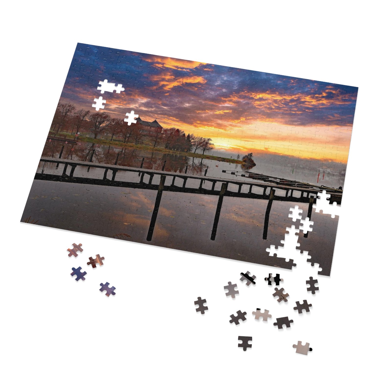 Jigsaw Puzzle foggy castle in Finland (30, 110, 252, 500,1000-Piece) - Image 8